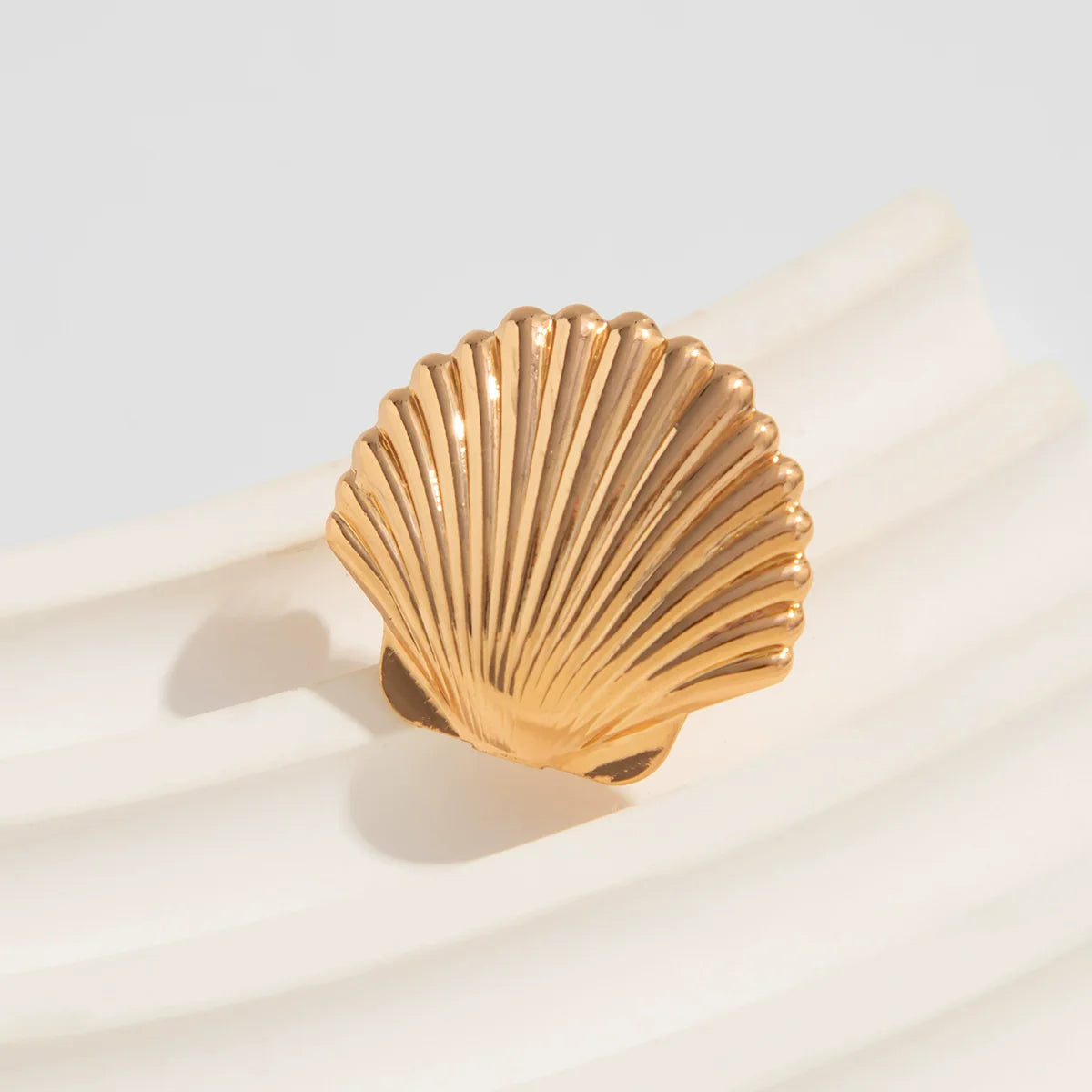 Michael Ocean Ear Cuffs - Scallop Shell Gold