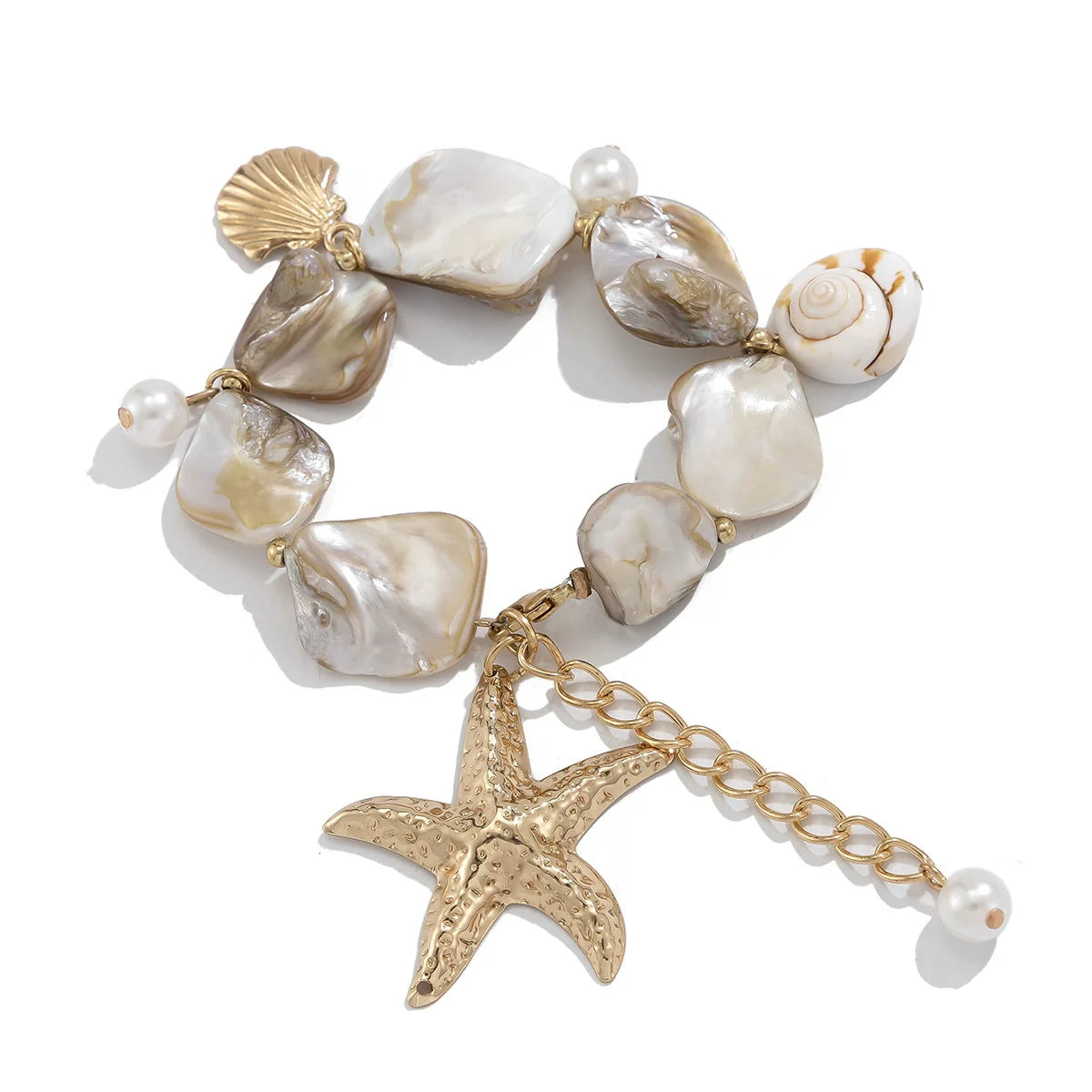 Katarina Starfish Shell Necklace - Bracelet New