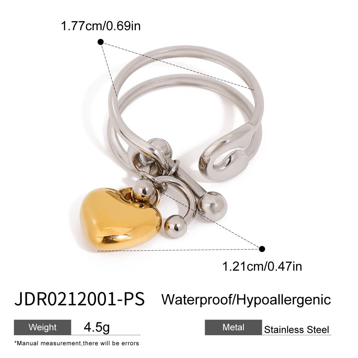 Aadya Stainless Steel Pendant Ring - JDR0212001-PS [5FJSSP07]