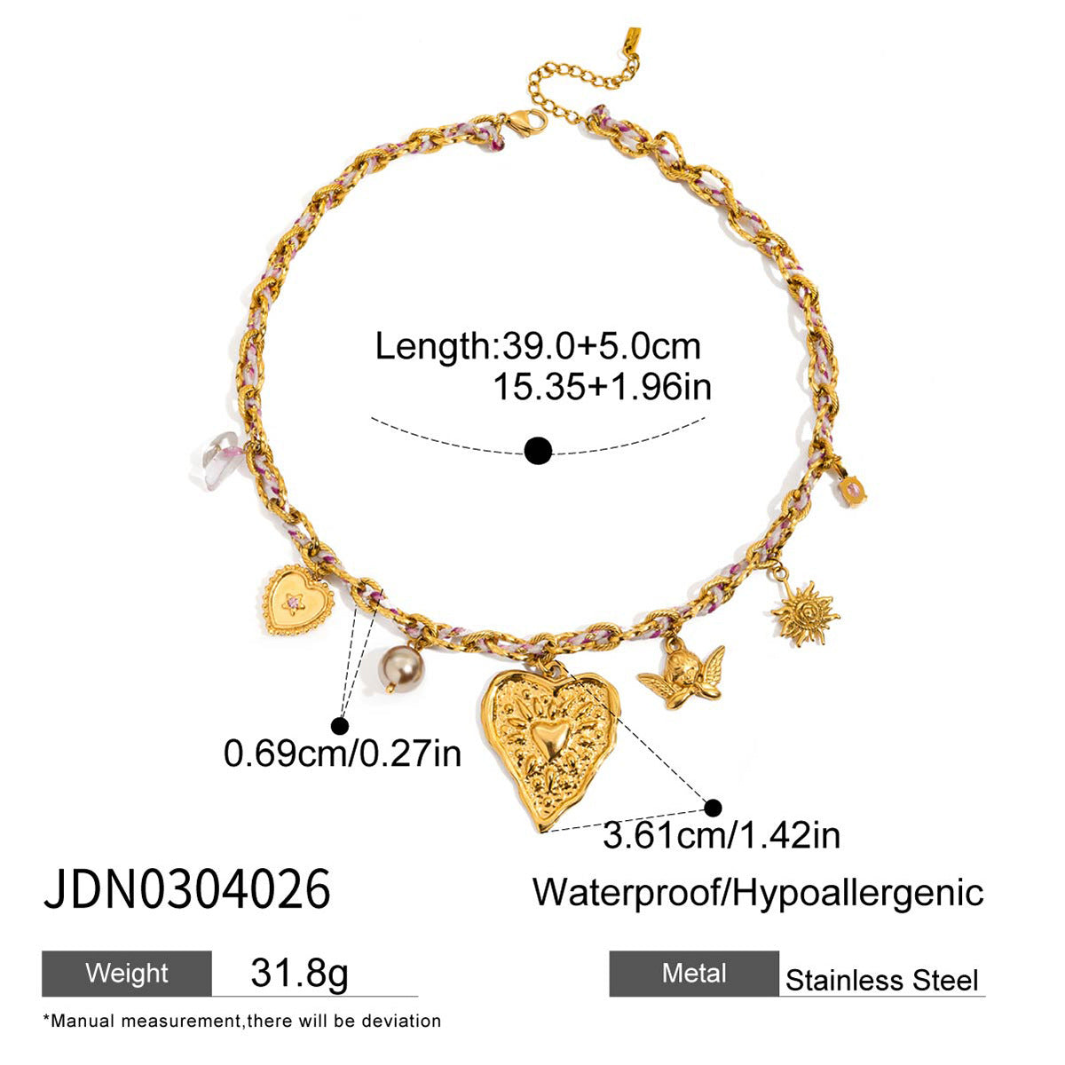 Noah Color Cord Necklace - JDN0304026 [42VJ0FOE]