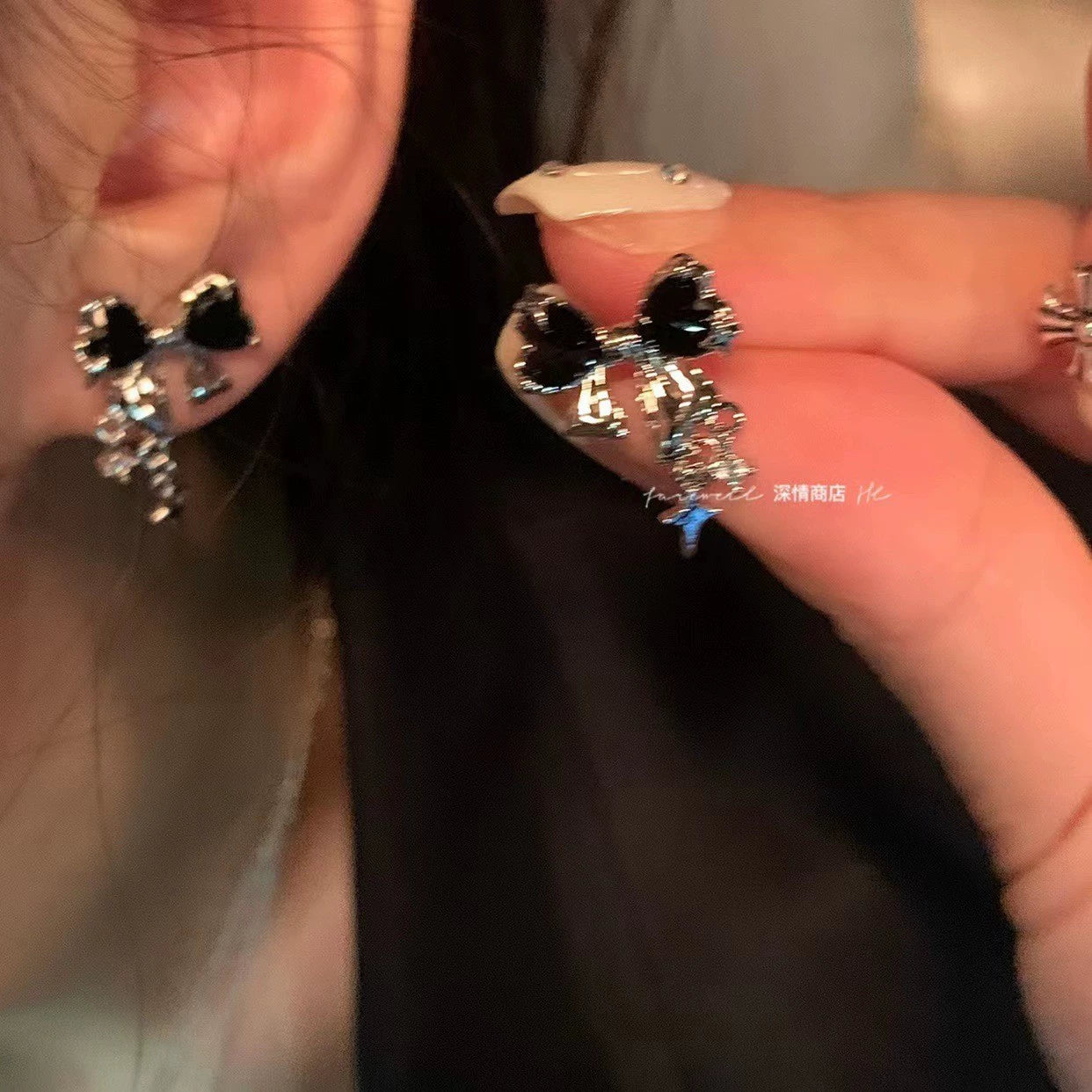 Avacyn Bow Stud Earrings - Style 3 [8DS61ZD9]