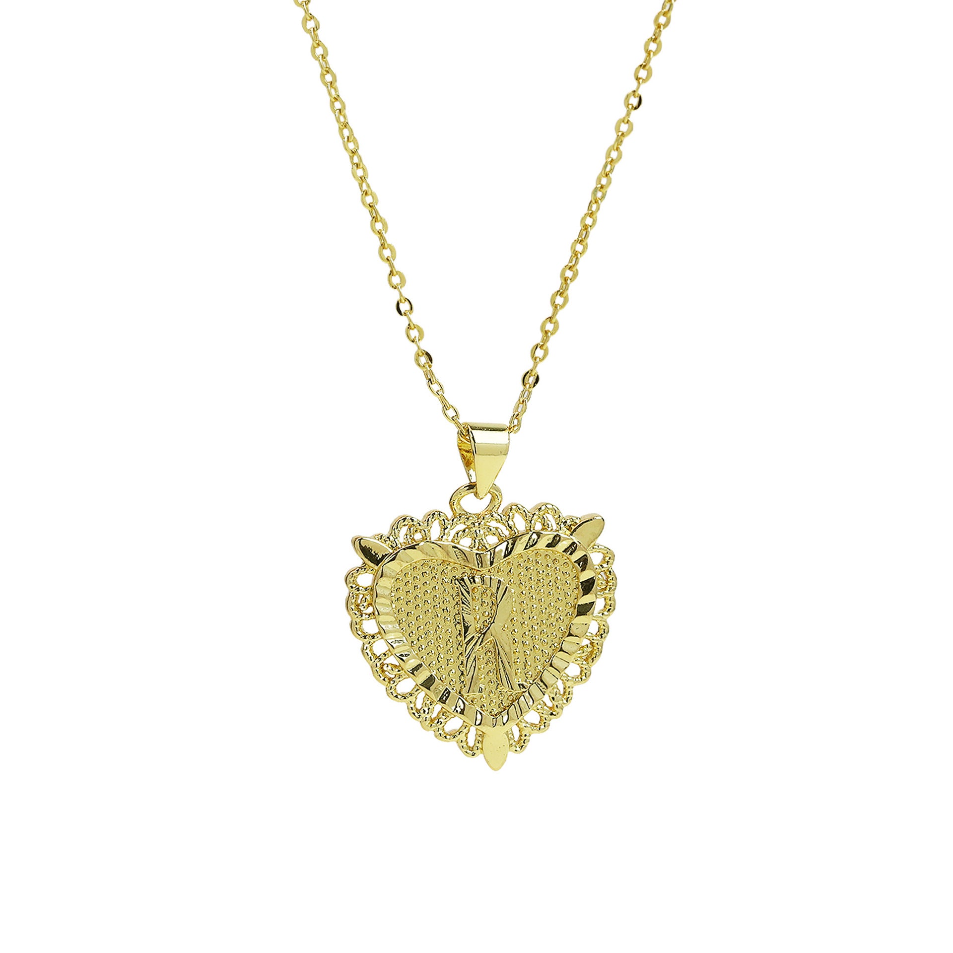 Jaidyn Dainty Initial Necklace - Necklace R [0VCE160K]