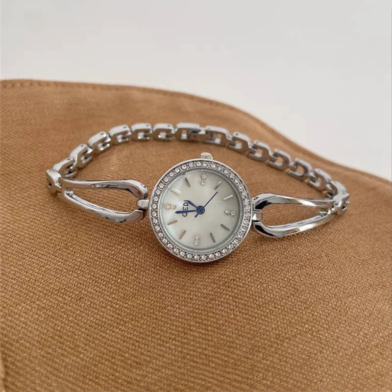 Yusra Refined Quartz Watch - Mother-of-Pearl White