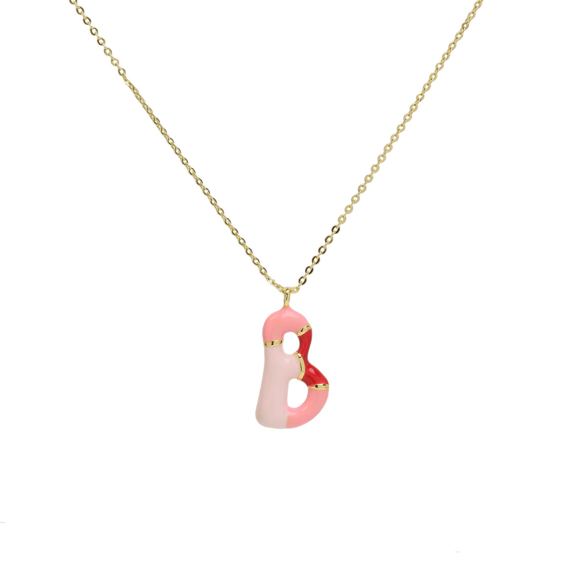 Esmae Bubble Initial Necklace - Necklace B [Z7ELJMZC]