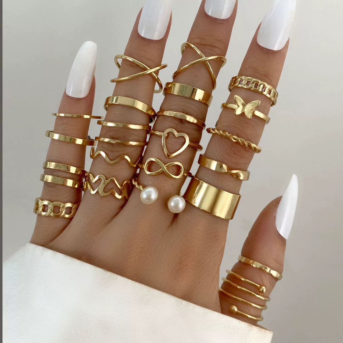 Kassidy Butterfly Ring Set [Y2QKOWUK]