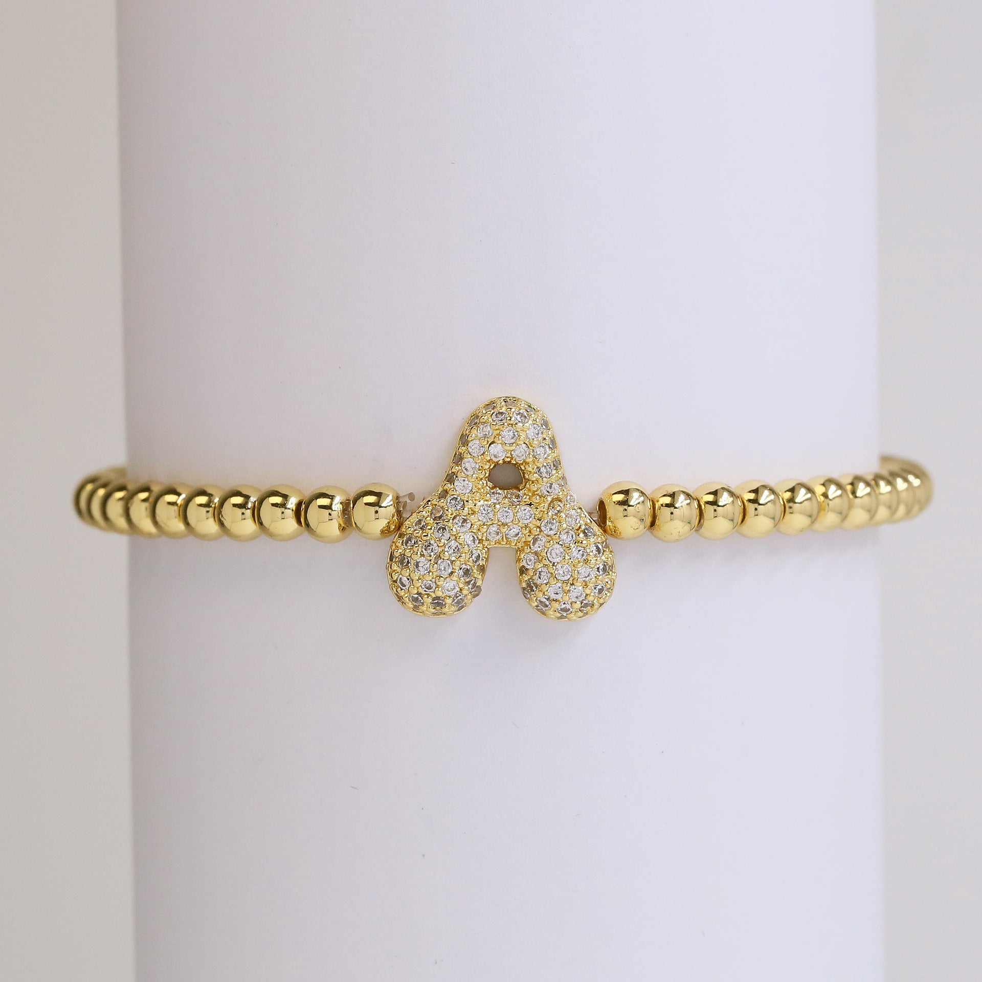 Jenesis Bubble Letter Bracelet - A [V9M52UI5]