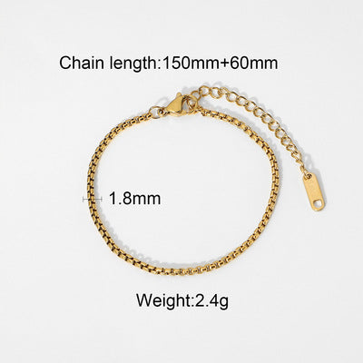 Eleonore Gold Emerald Bracelet - JDB201034-2 [U1HXZXIX]