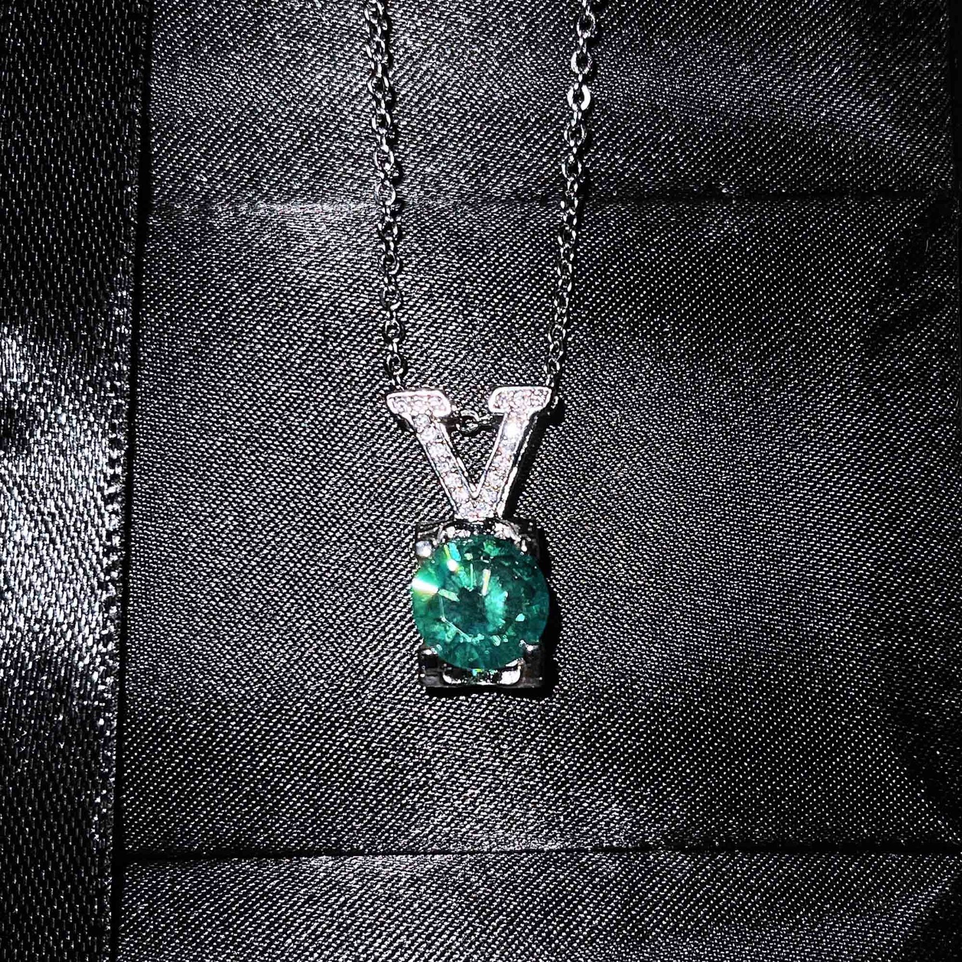 Gertrude Simulated Diamond Heart Necklace - Option 26: 3 Carat Pendant (Chain Not Included) [UPG28ITM]