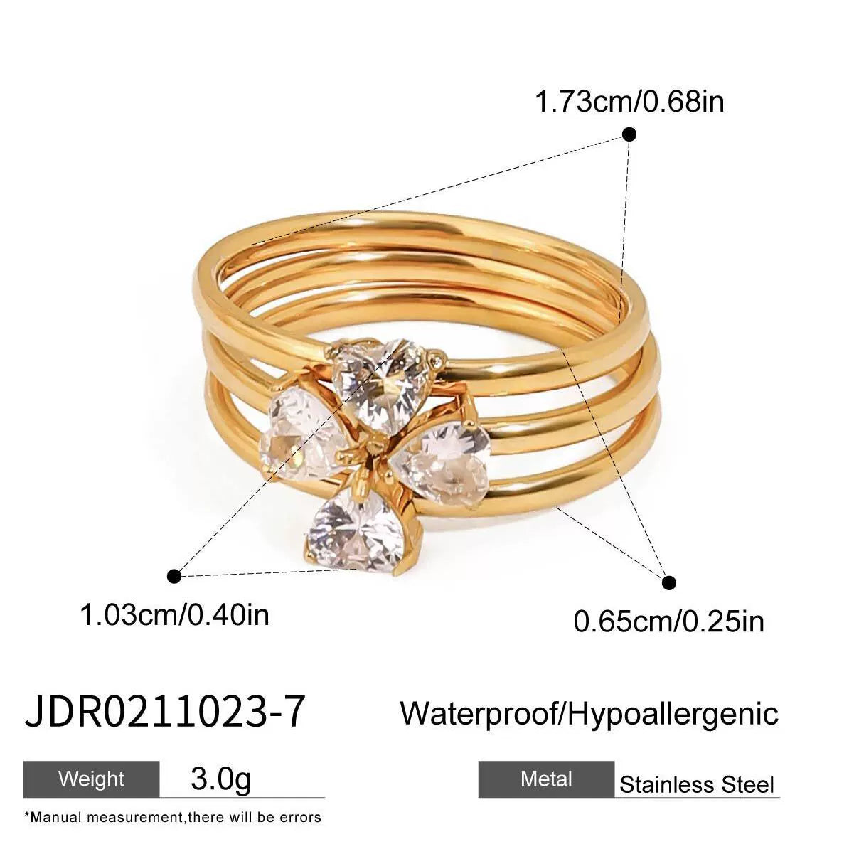 Keya Sleek Stacking Rings - JDR0211023-7 [DQS6IE26]