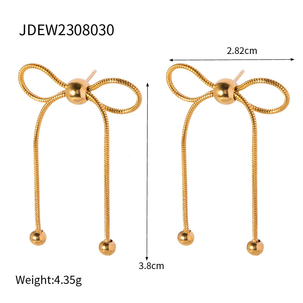 Mariely Butterfly Bow Earrings - JDEW2308030 [50Y6FVGT]