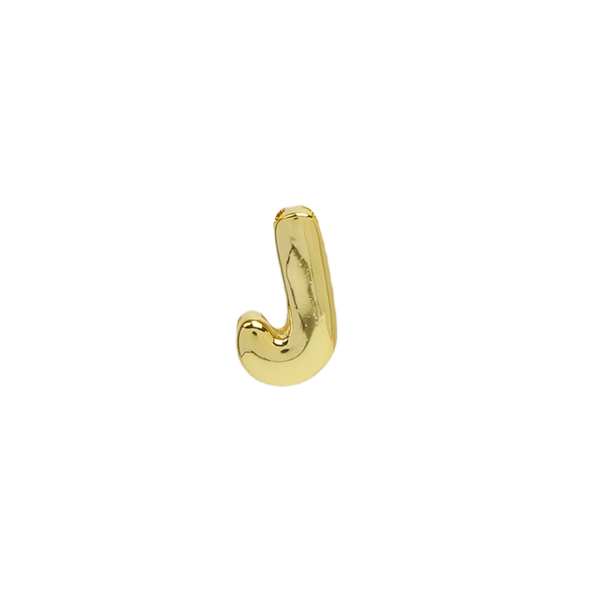 Rina Bubble Initial Charm - Gold J (Charm) [UXIKK0I2]