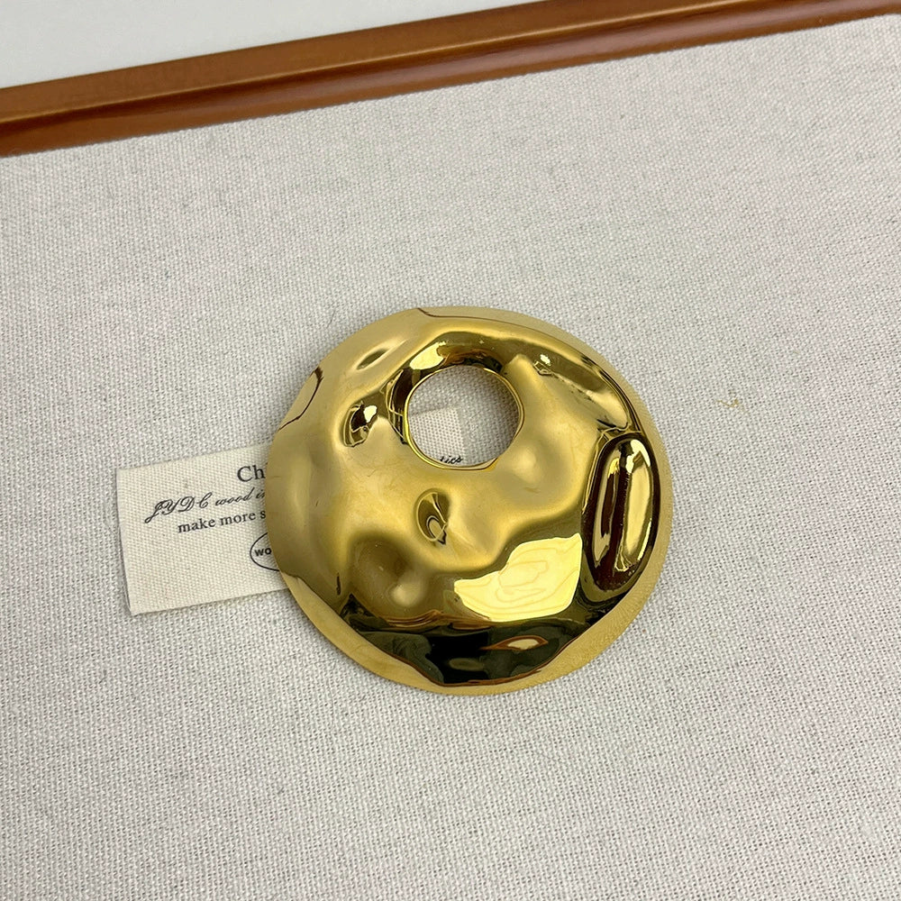Delaney Wave Brooch - Gold Wave Brooch [PHOESOQJ]