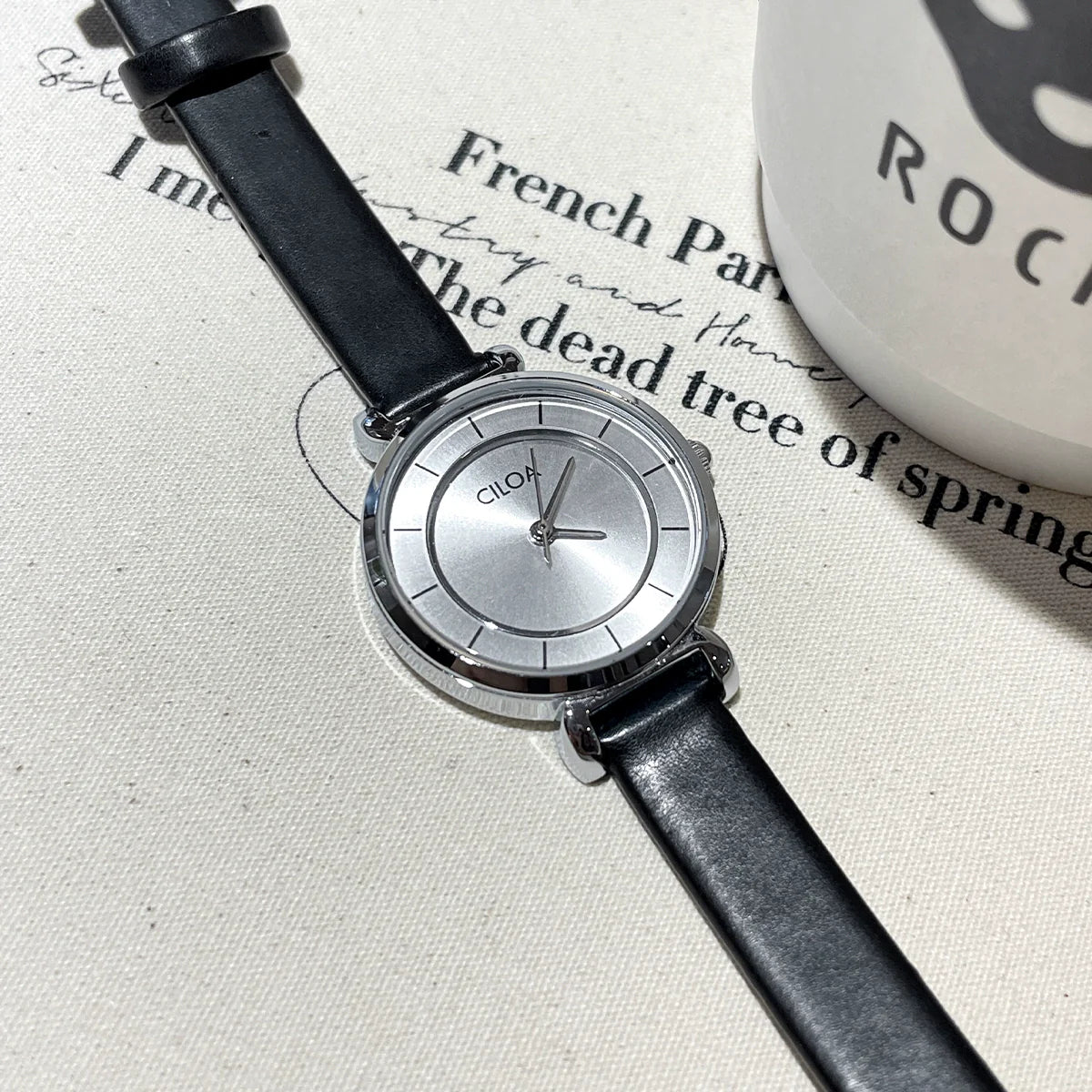 Chizaram Luxe Steel Watch - Black Silver