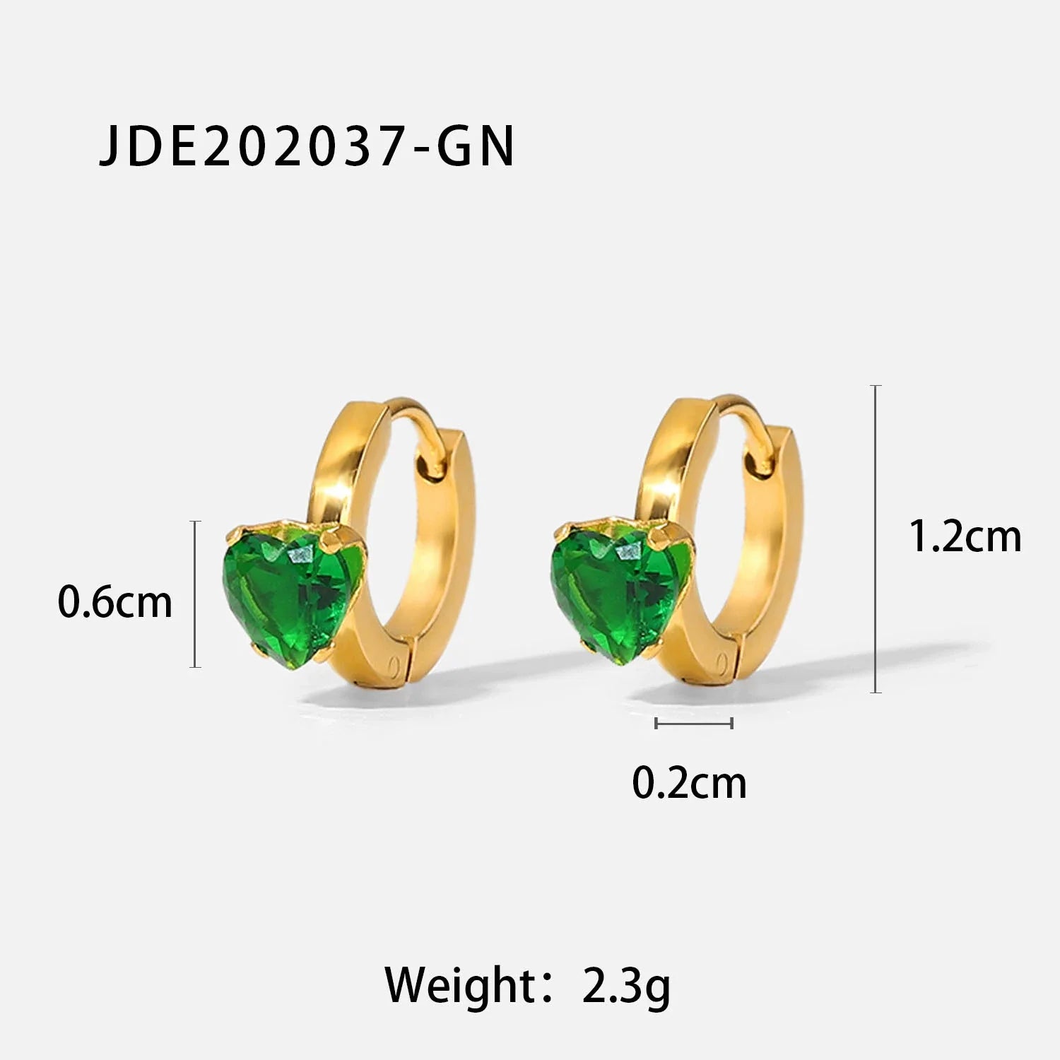 Teighan Emerald Zirconia Set - JDE202037-GN