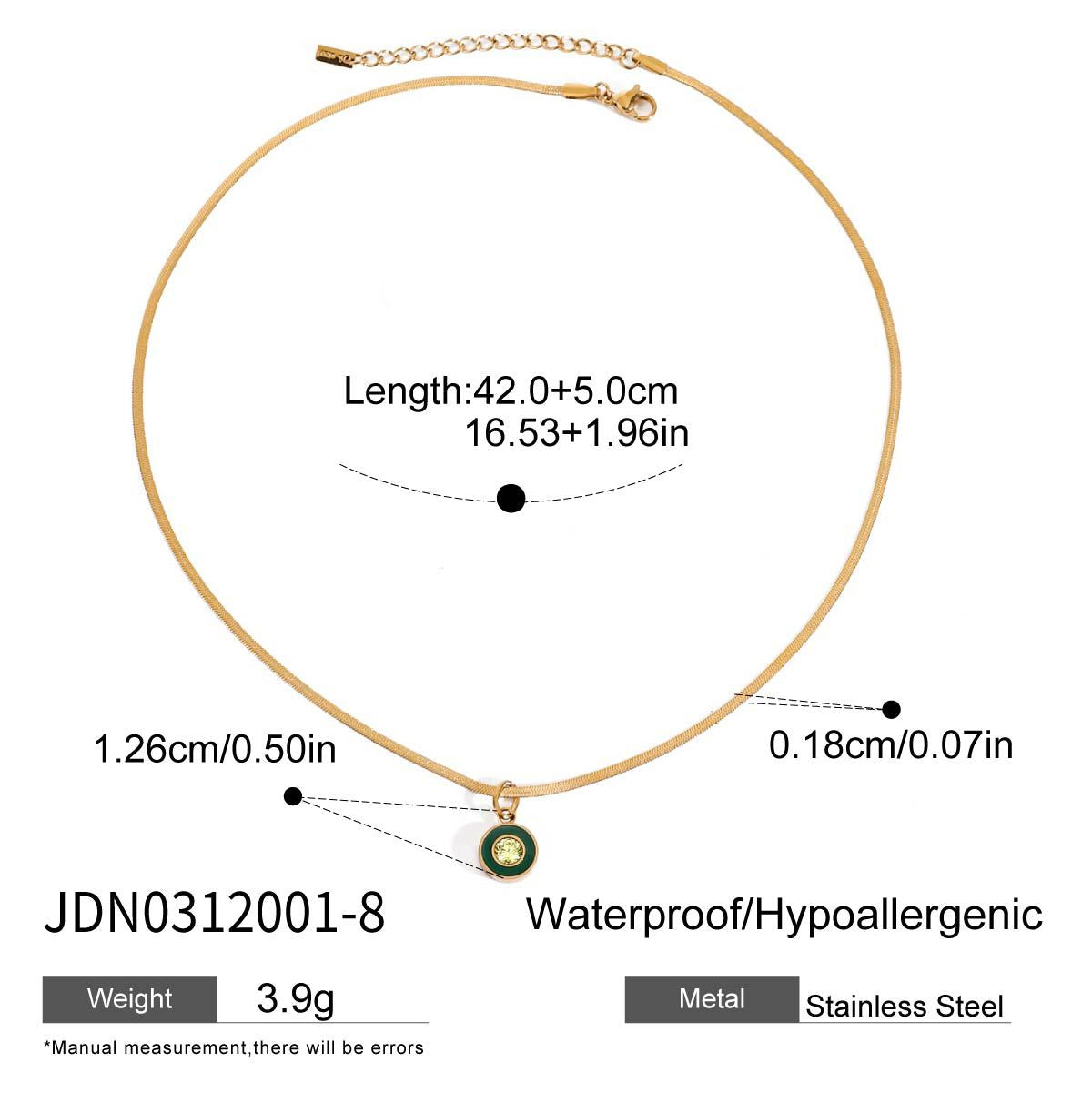 Arcadia Gold Layered Necklace - JDN0312001-8 [EOIDP489]