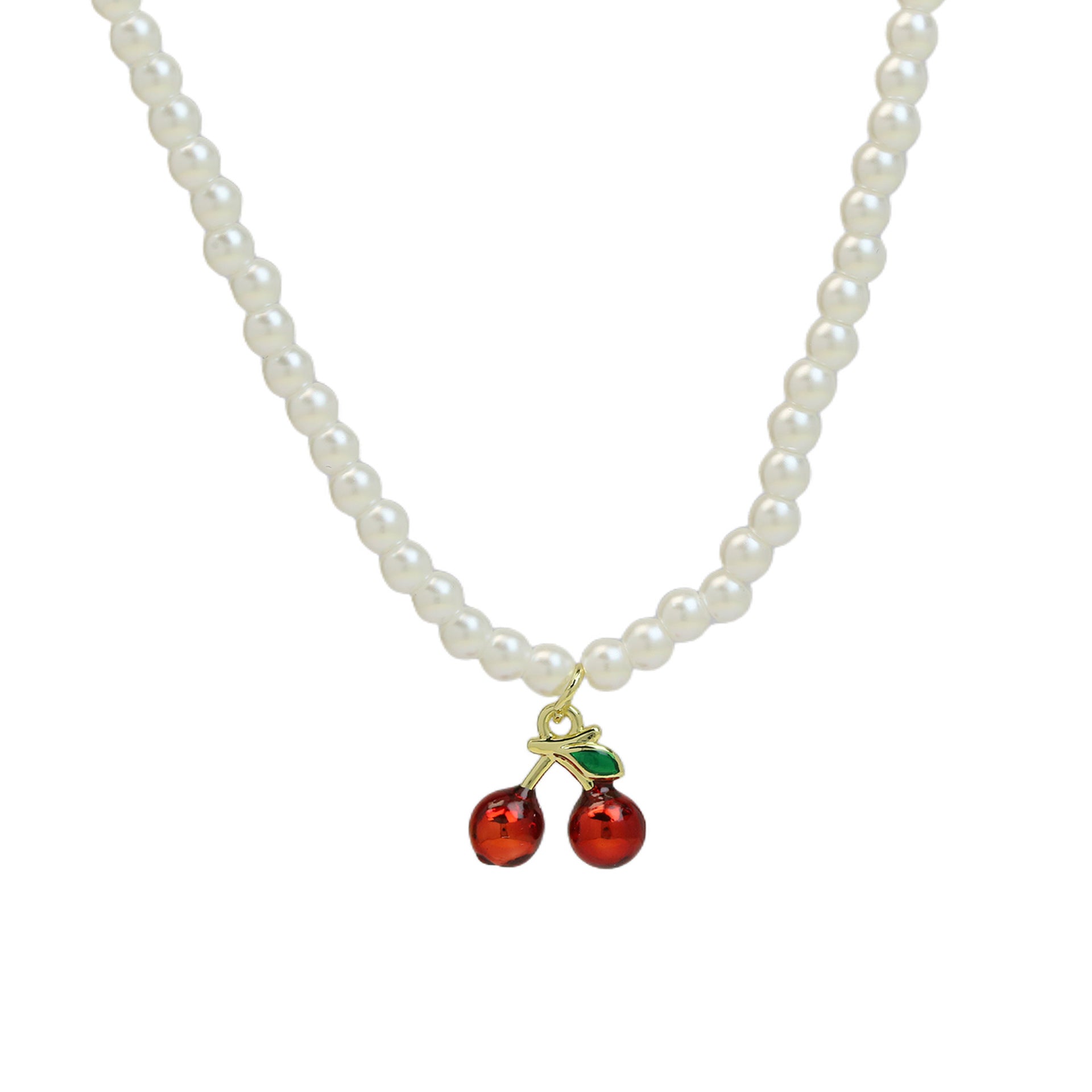 Alana Enamel Fruit Pendant Necklace - Blueberry Cluster [UROHTX4F]