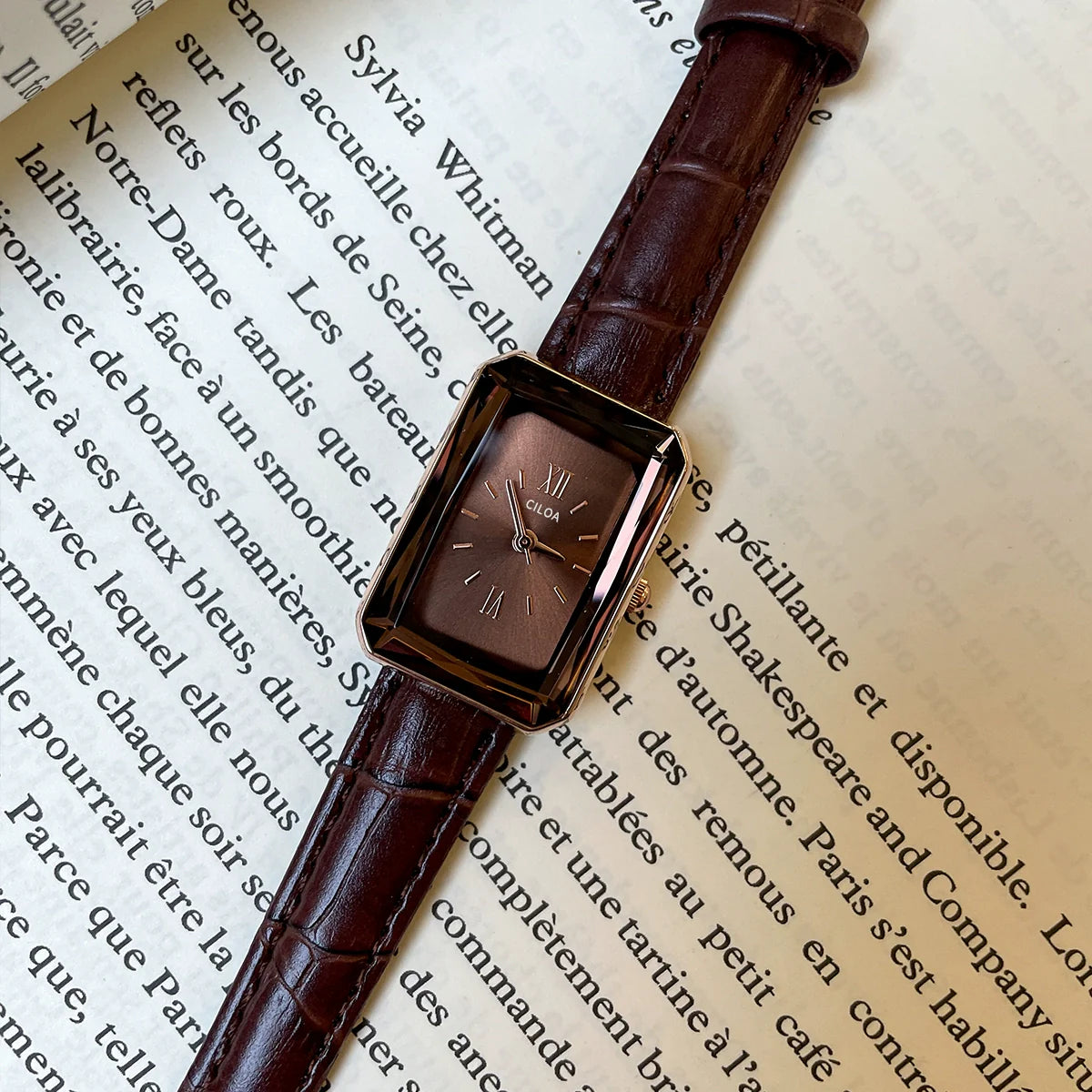 Kate Minimalist Rectangular Watch - undefined