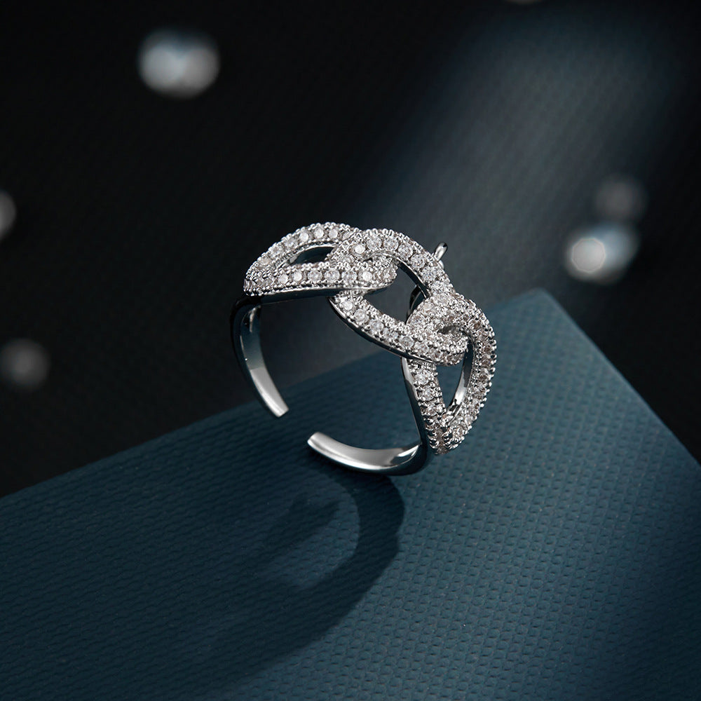 Laura Micro-Inlaid Wave Ring - Style 2 [CU0WK5ZM]