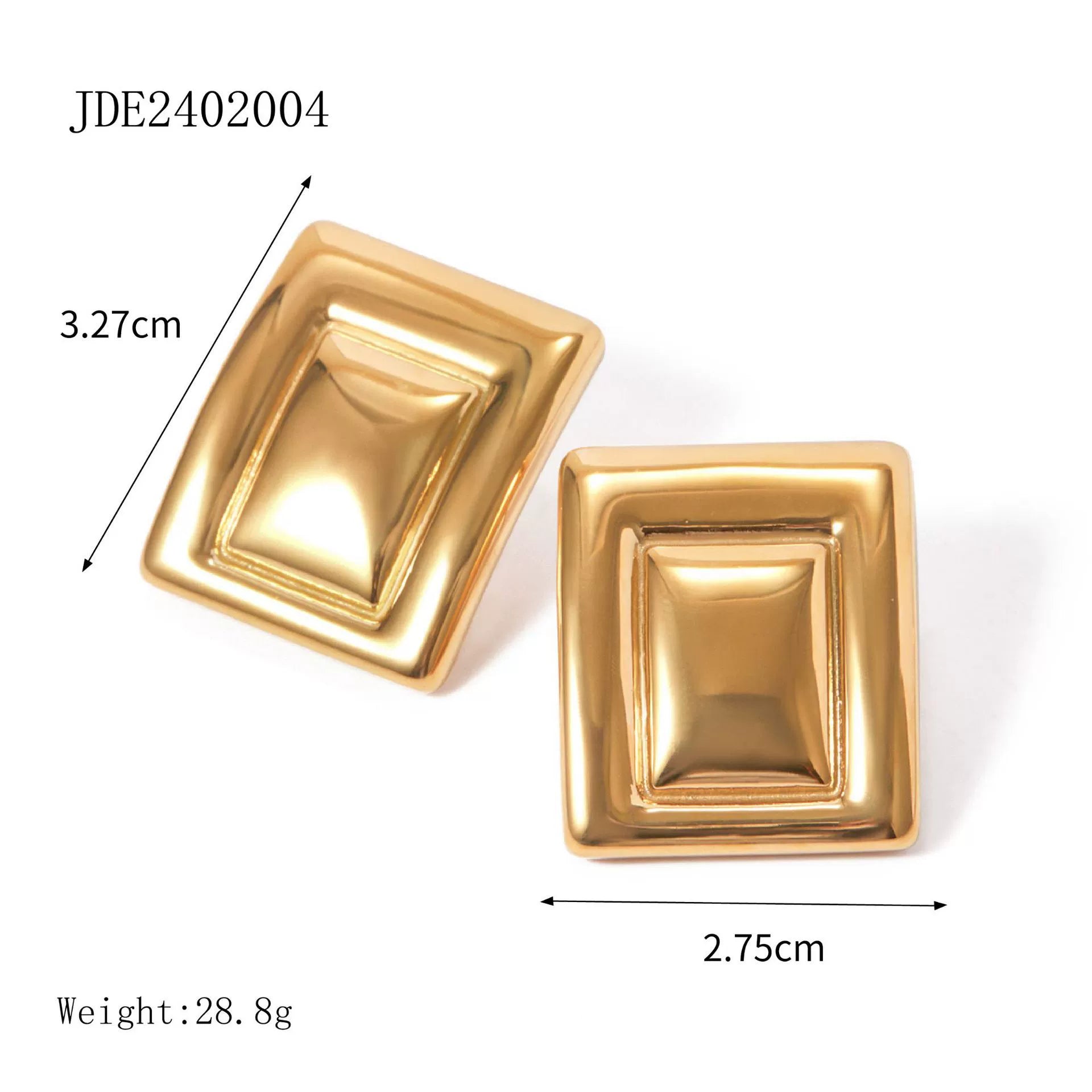 Timia Sculptural Mid-Century Earrings - JDE2402004 [5C6UPN2C]