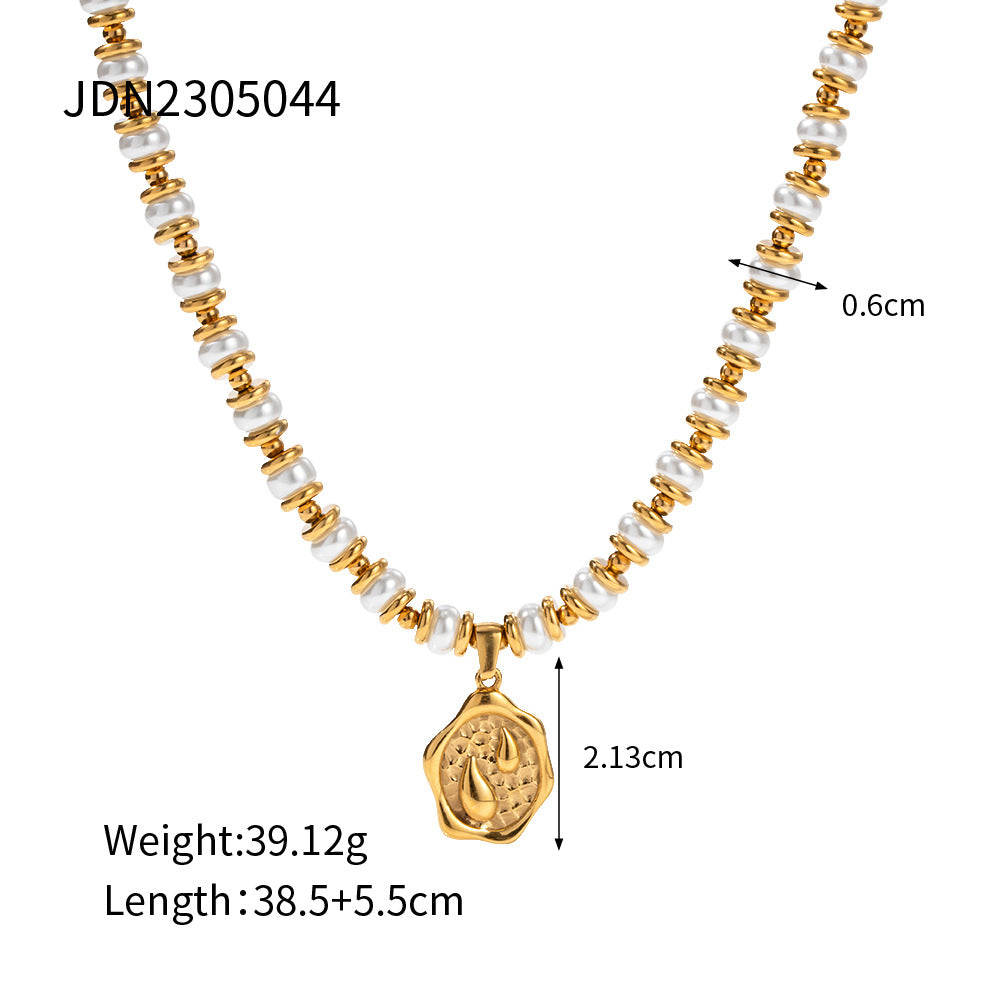 Tyanna Pearl Shell Necklace - JDN2305044 [43PK3KV3]