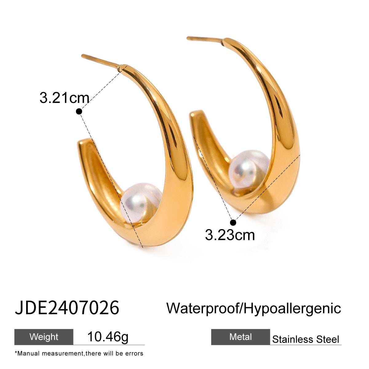 Reaghan Sculptural Pearl Earrings - Silver-Tone [MCRX8O94]
