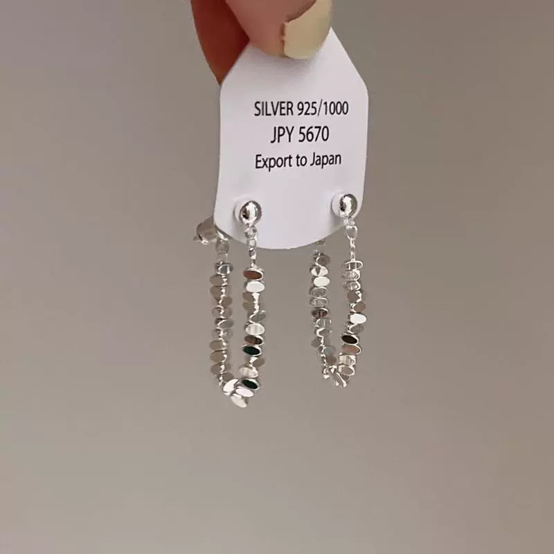 Legacy Stardust Dangle Earrings - Shattered Silver