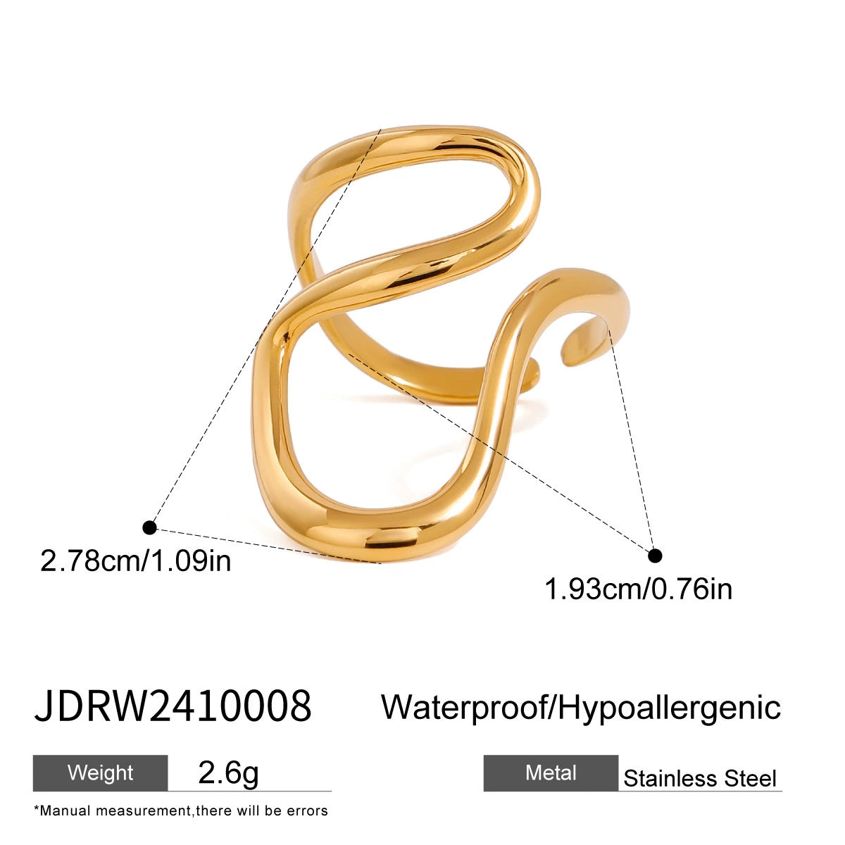 Laveah Dainty Heart Ring - SKU: JDRW2410008 [VU9RGRHG]