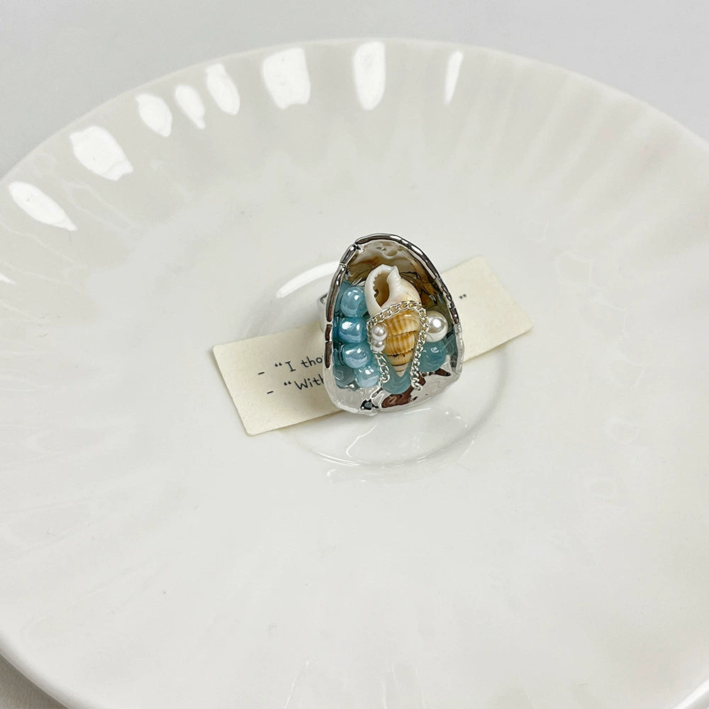 Sayler Stackable Pearl Ring - Style B [H5RSJEDO]