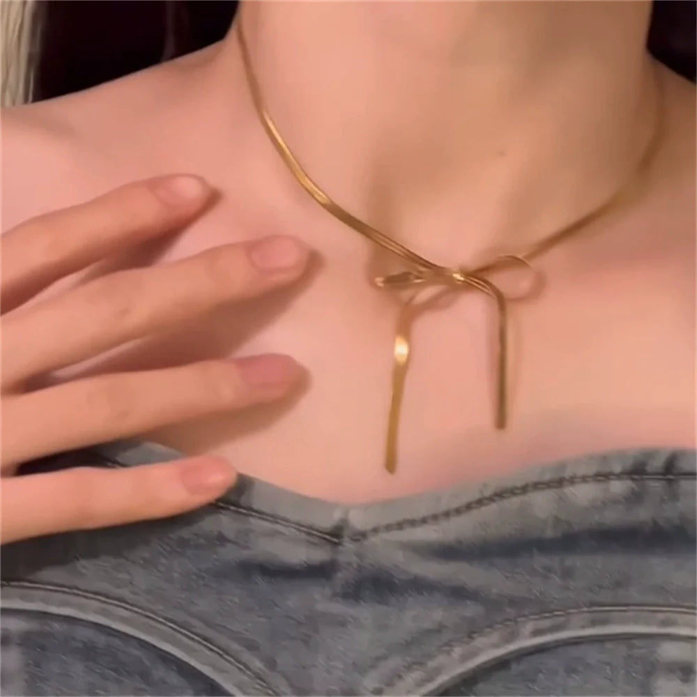 Octavia Butterfly Charm Necklace - Gold Plated