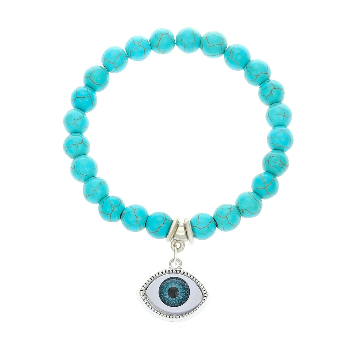 Temperance Stacked Cross Bead Bracelet - 13