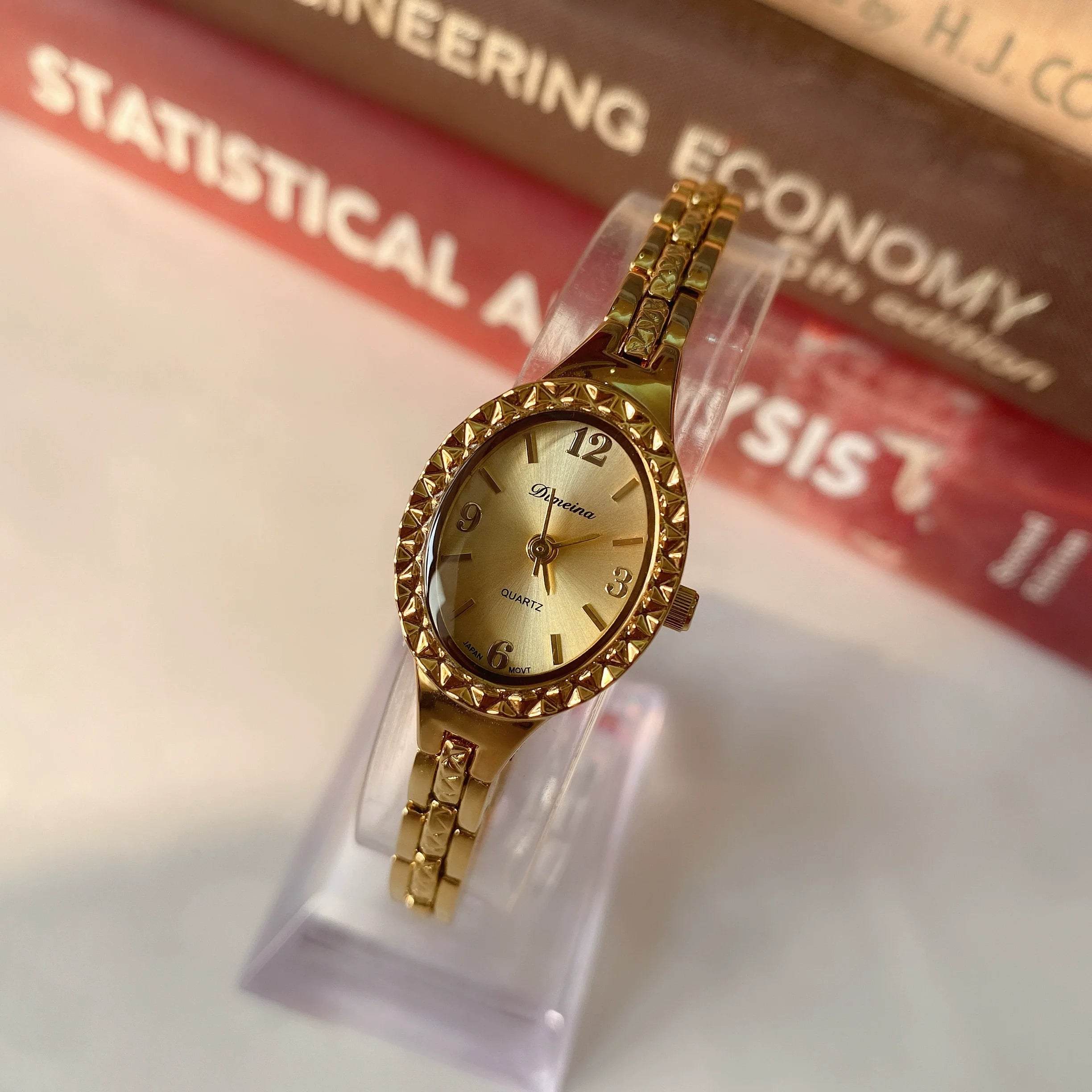 Emmalina Diamond Bracelet Watch - Gold