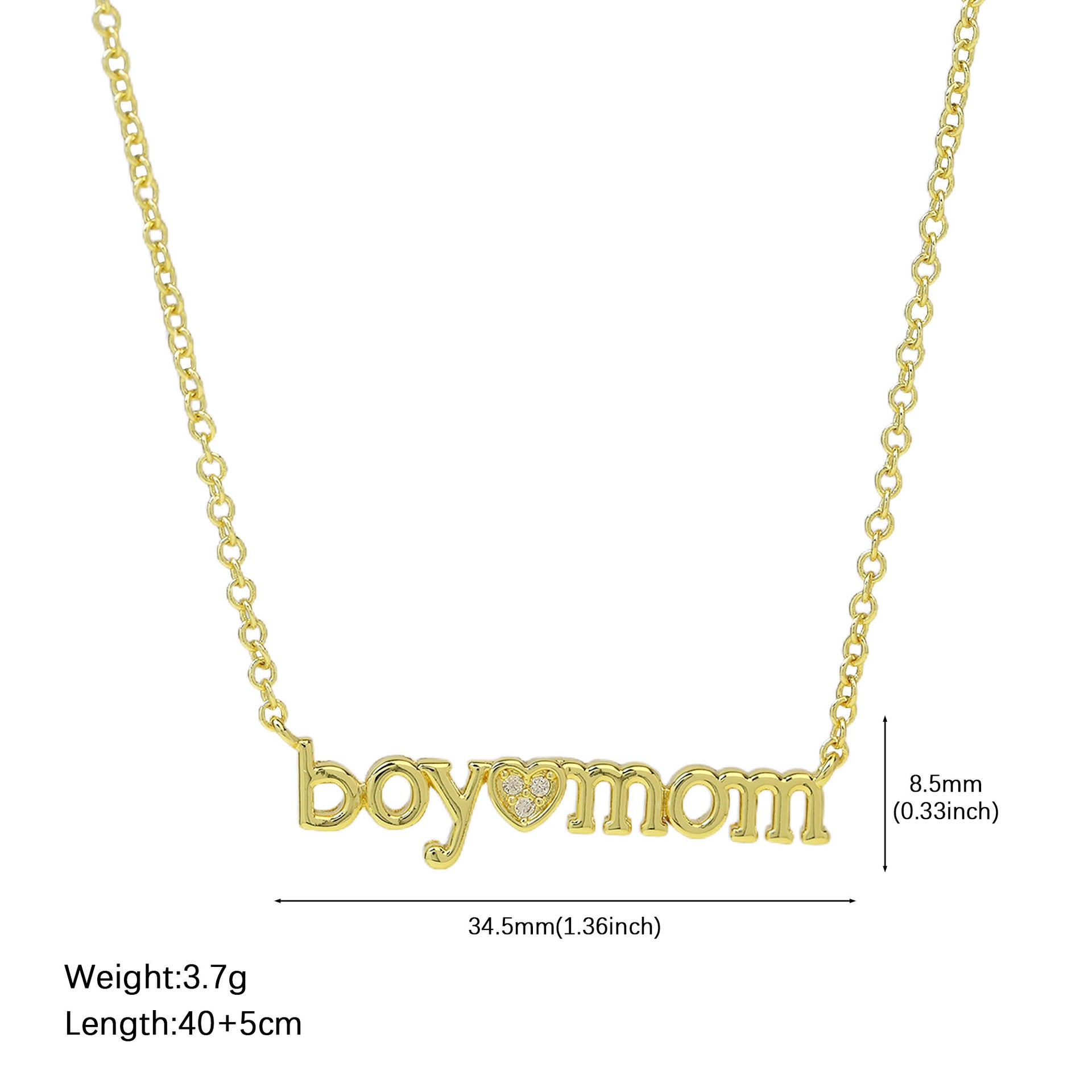 Adhya Sentimental Charm Necklace - Brave Pendant [KD8VGAXU]