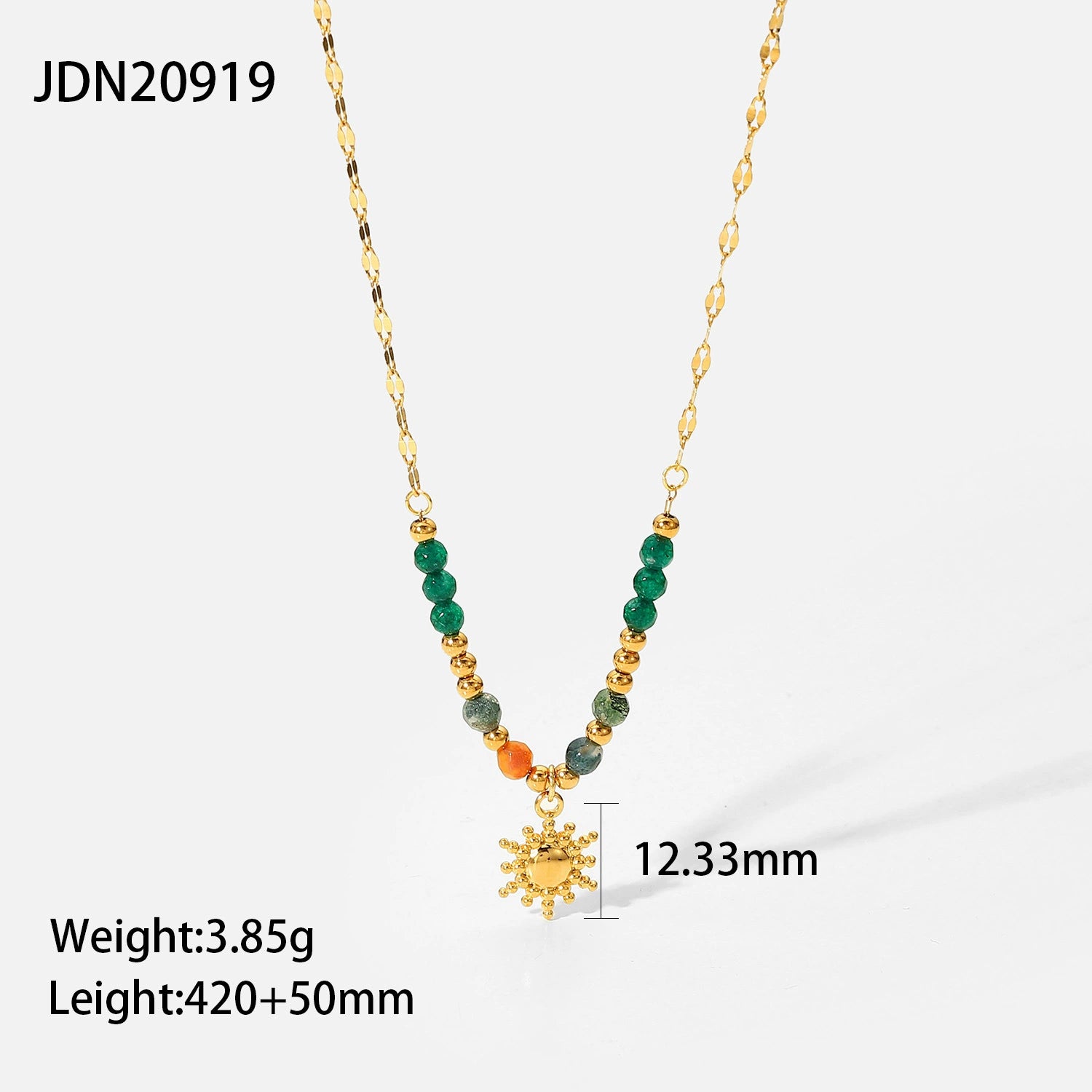 Everlie Bohemian Clavicle Necklace - JDN20919 [XHYJPGEE]