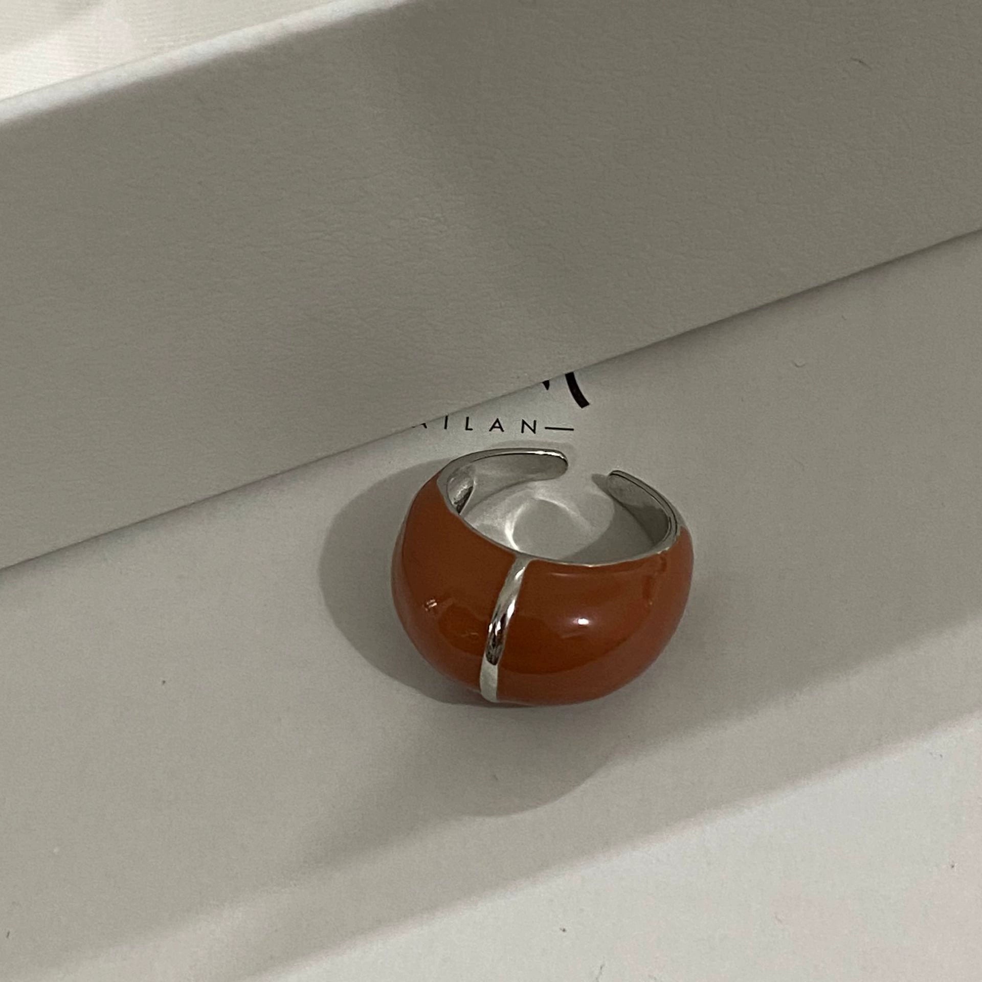 Meilani Drip Glaze Ring - Brown [K7ZKS4DI]