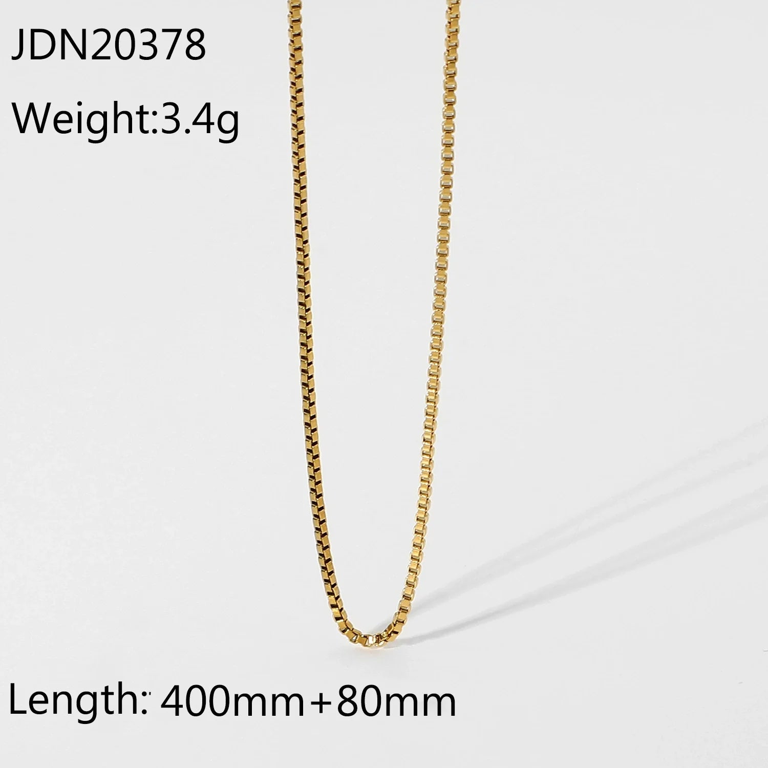 Jezebel Minimalist Gold Necklace - JDN20378