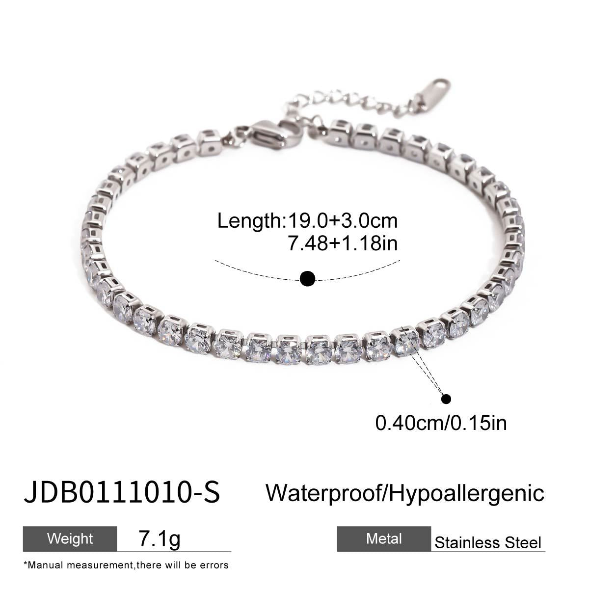 Charisma Luxe Can Tab Bracelet - JDB0111010-S [DT4IWVE2]