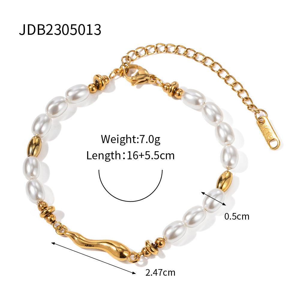 Maddalena Stacked Pearl Bracelet Set - JDB2305013 [HBRTE0F6]