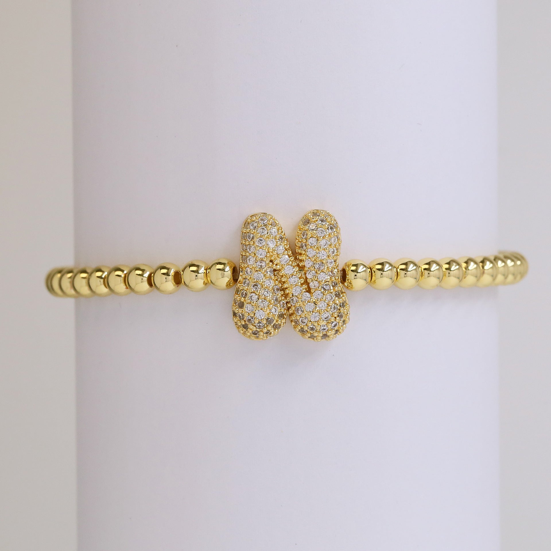 Jenesis Bubble Letter Bracelet - N [FLF037FH]