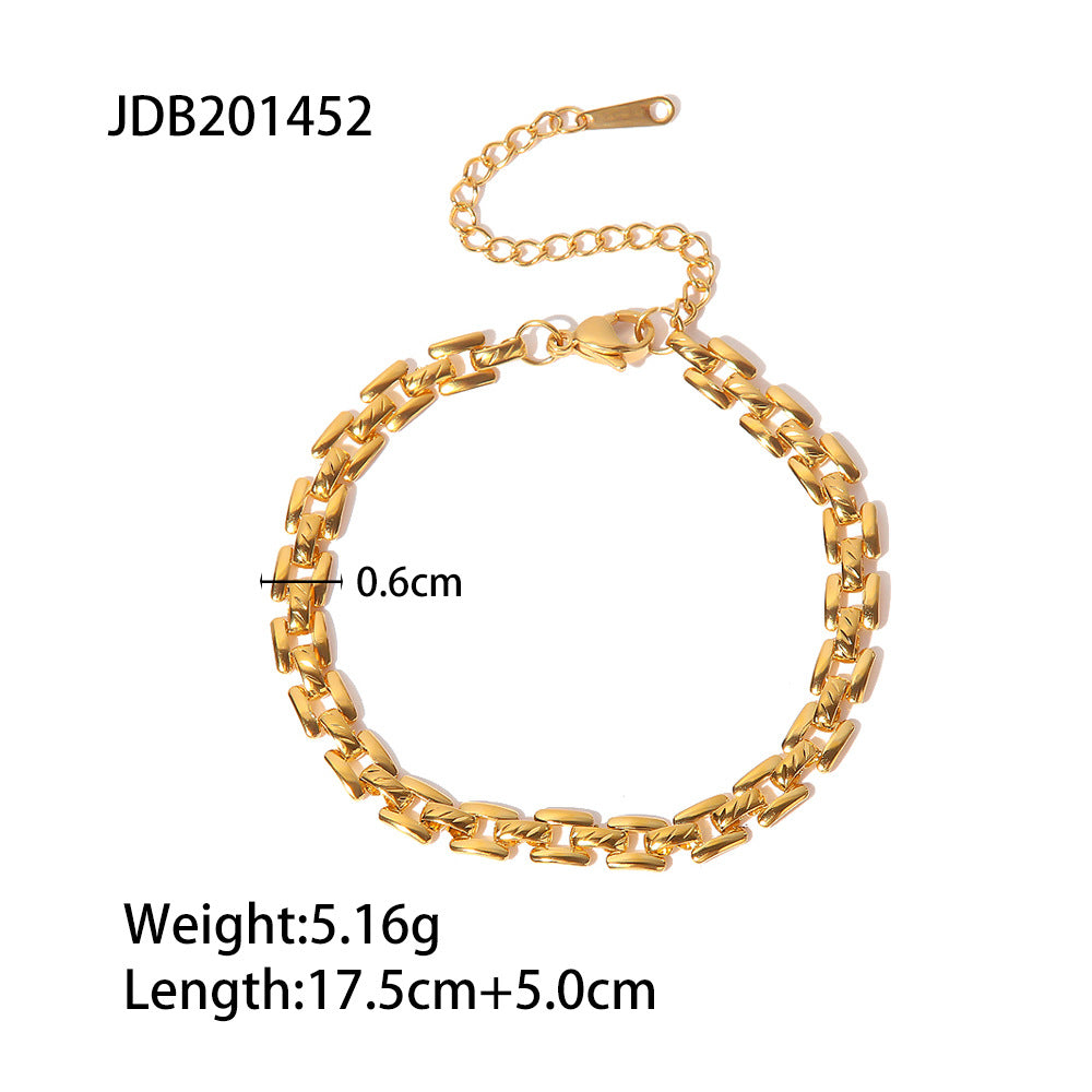 Gwendolynn Cuban Chain Bracelet - Style H [B4HGVFV8]