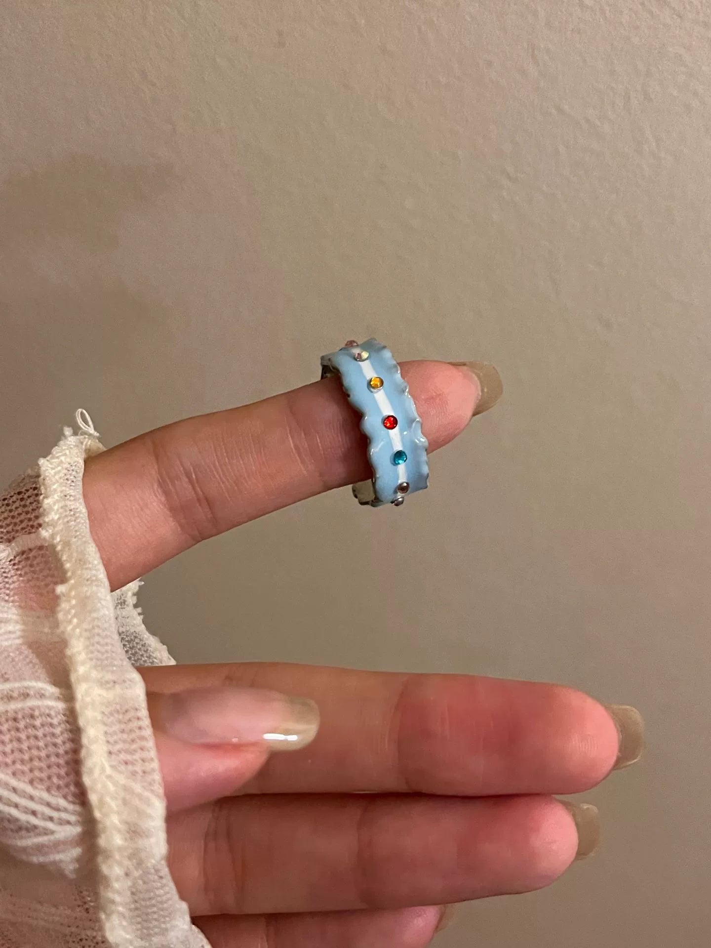 Naveah Enamel Eyeball Ring - Style 4