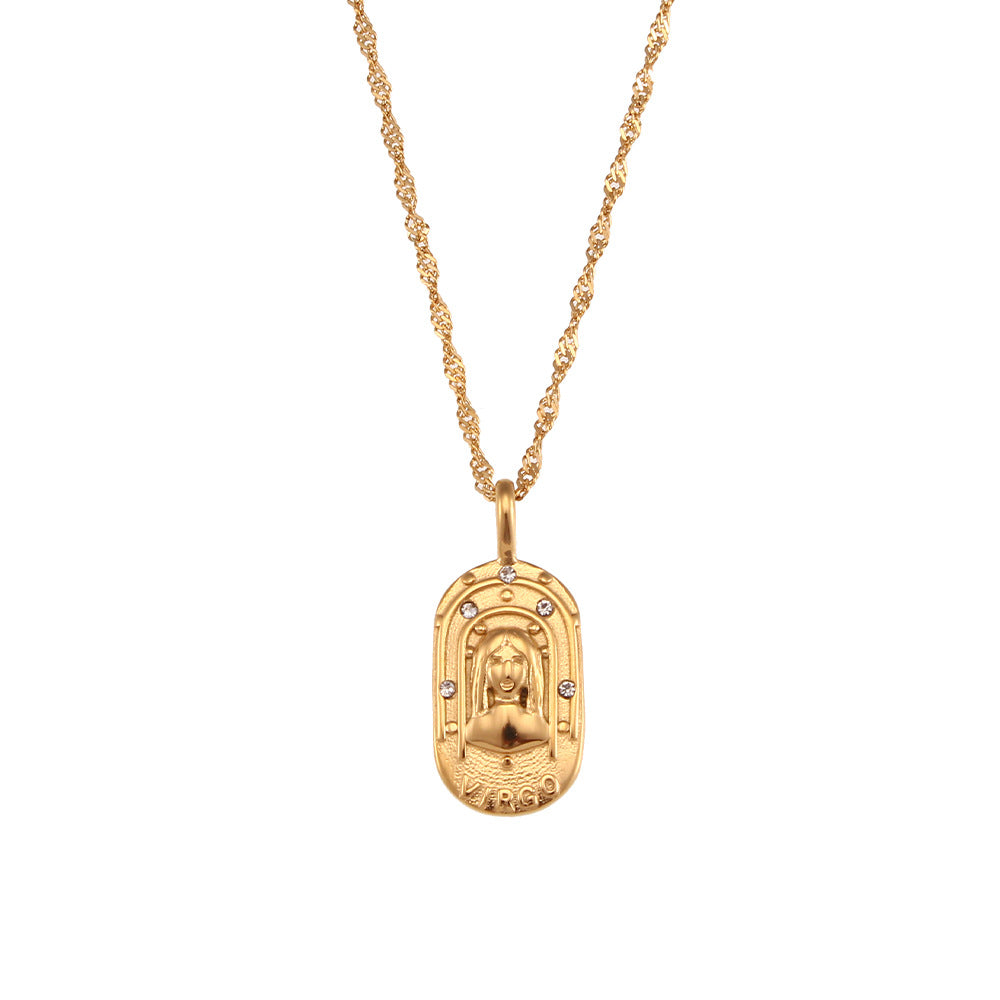 Eli Constellation Pendant Necklace - Virgo [965UEVMF]
