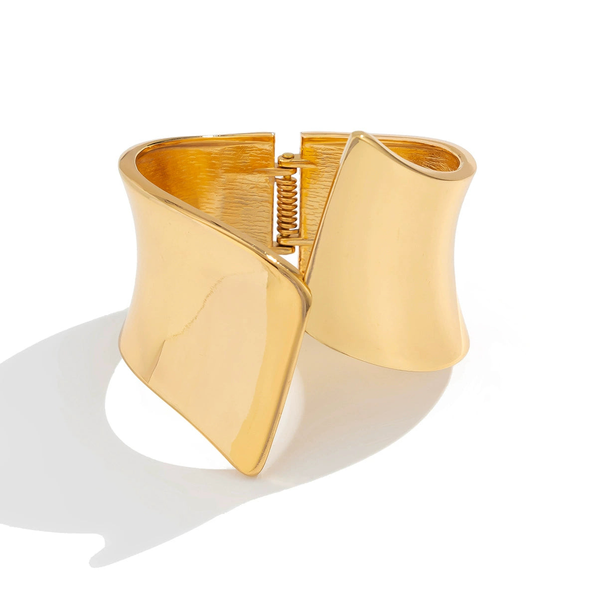 Nya Glossy Wave Jewelry - Glossy Gold Bracelet [WEANW1C9]