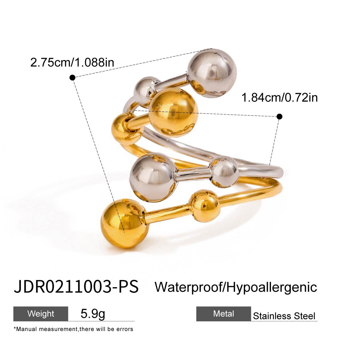 Jianna Geometric Chain Bracelet - JDR0211003-PS [9KMD6JGP]