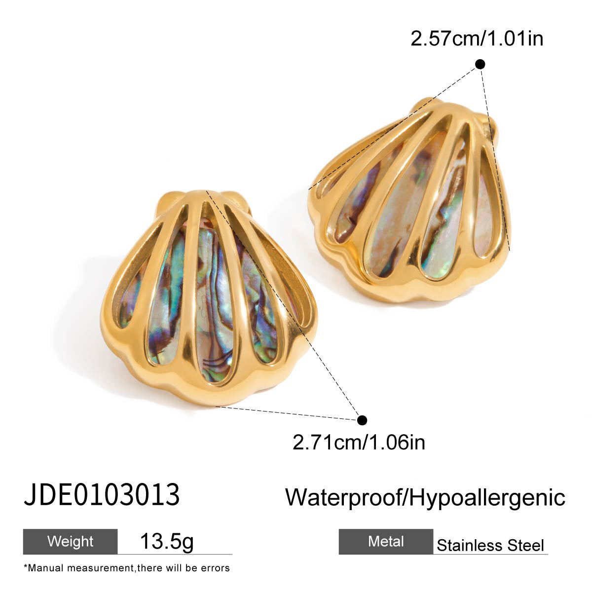 Tanishka Abalone Shell Jewelry Set - JDE0103013 [ZRAEAQ79]