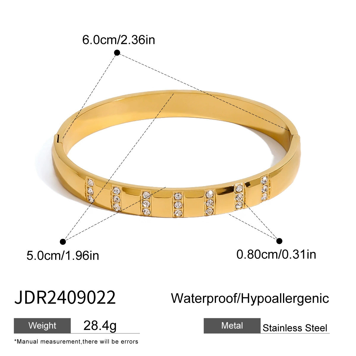 Azucena Elite Zircon Bracelets - Style JDR2409022 [UNP39GB3]