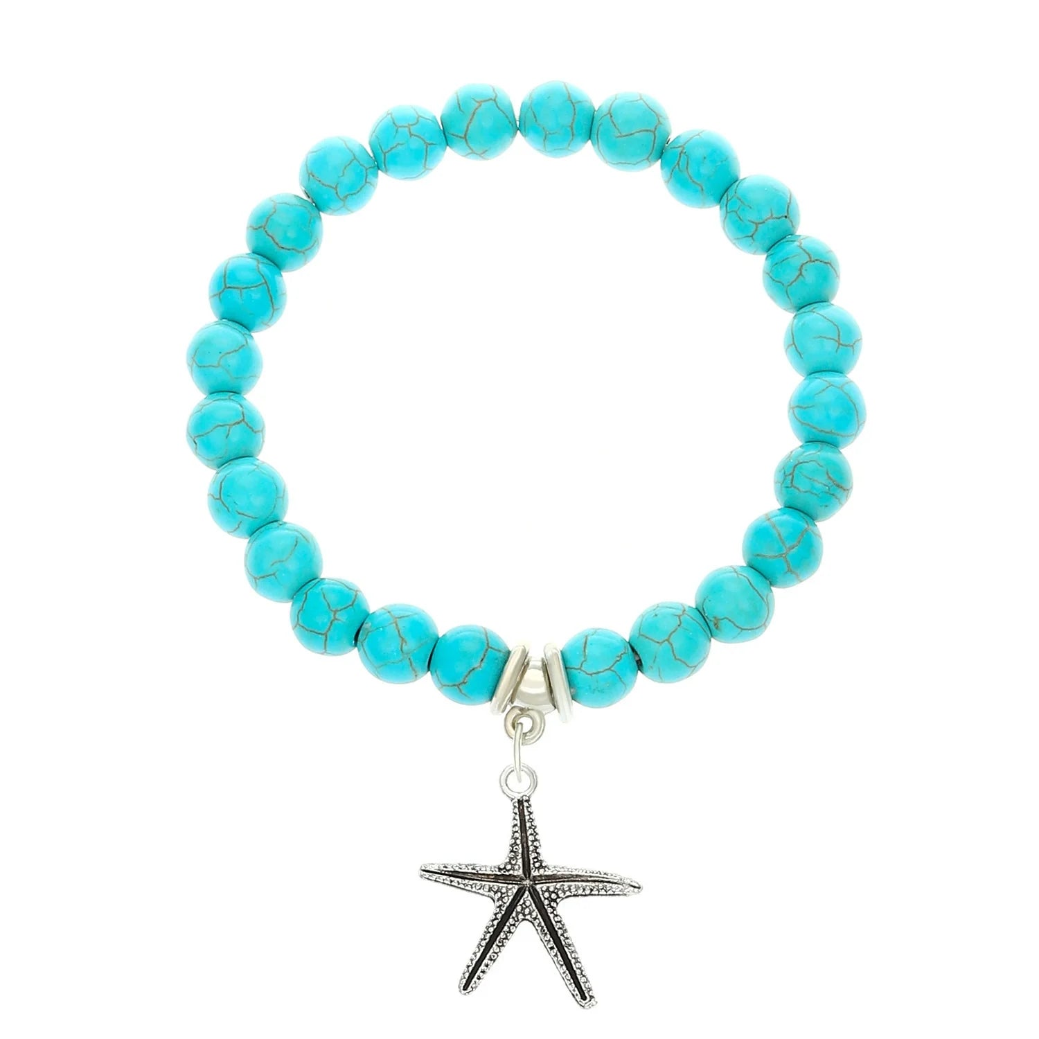 Temperance Stacked Cross Bead Bracelet - 19