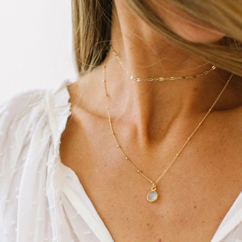 Brileigh Crystal Triangle Necklace - N0308-12