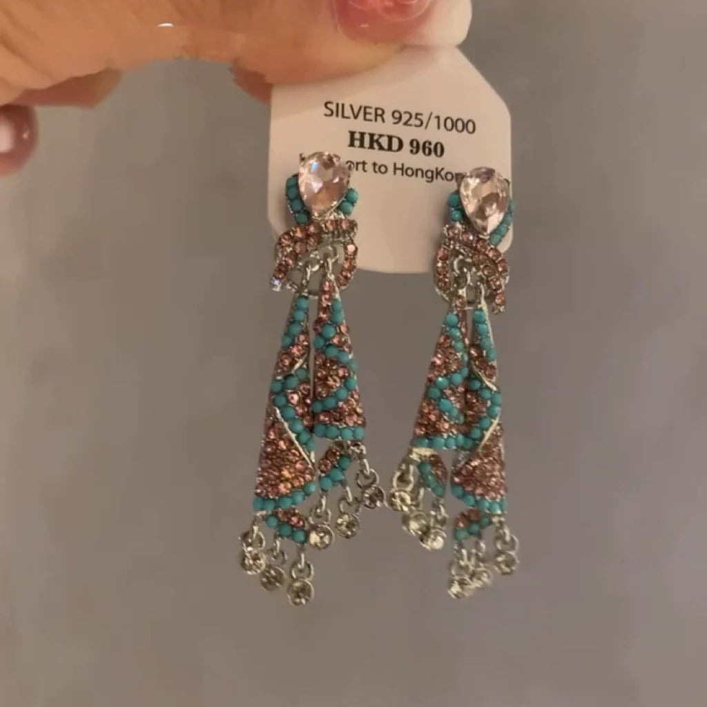 Zendaya Celestial Sparkle Stud Earrings - Princess Handkerchief Earrings