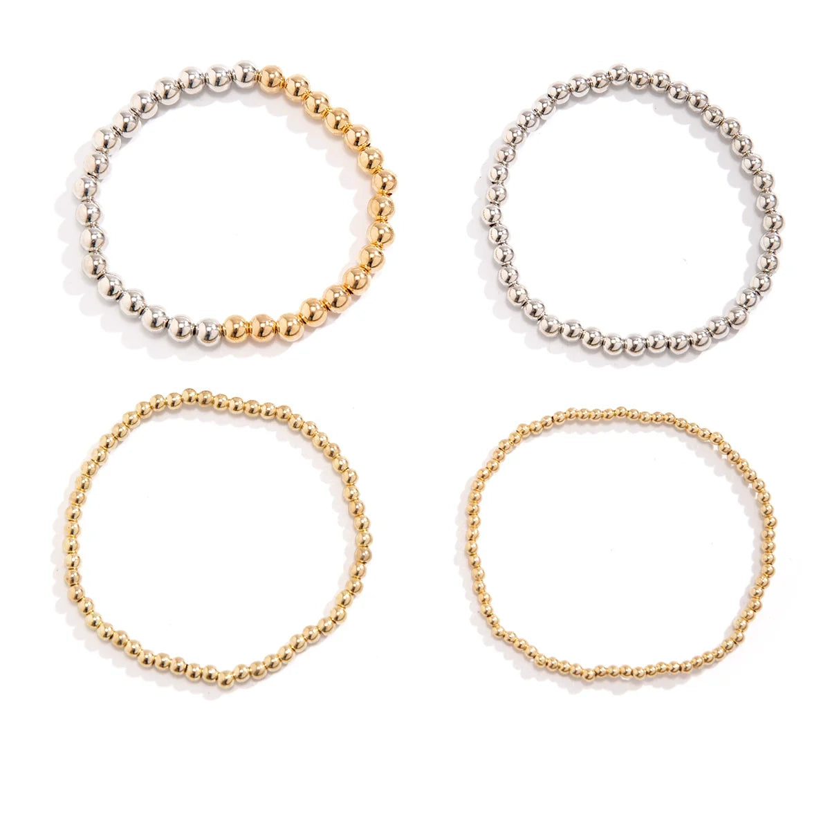 Oakleigh Stackable Bracelet Set - Mixed Color 4-Piece Set