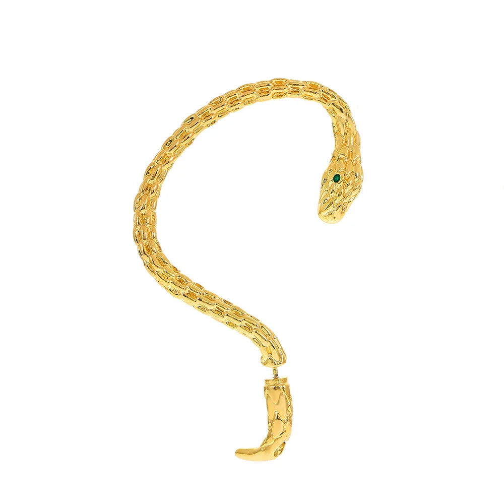 Allyanna Serpentine Ear Cuff - Gold-Tone (Right Ear)